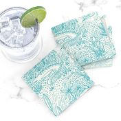 Everglades Toile -Ocean Blue