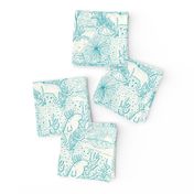 Everglades Toile -Ocean Blue