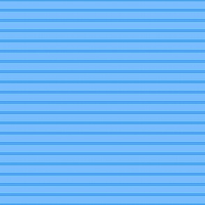 TRUE BLUE: Blue on Blue Mini Double Pin Stripe- Horizontal 