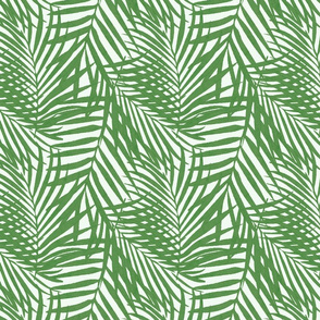 small scale green-watercolor-fronds