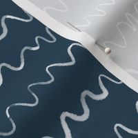 Navy Squiggles