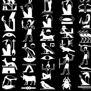 Egyptian Hieroglyphs Three