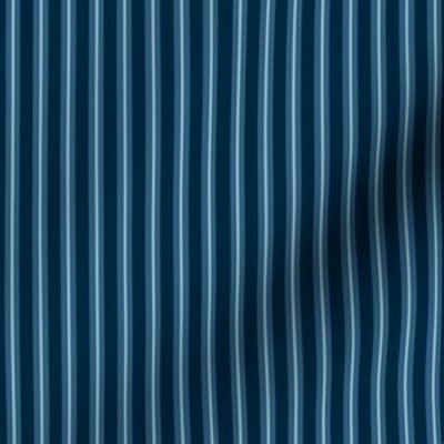 Dark and light blue pinstripe