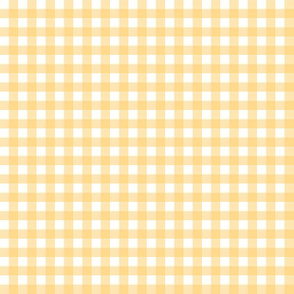 Tangerine  Gingham 0.25 inch