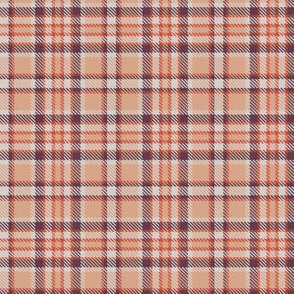 Peach Shadow Plaid 6 inch