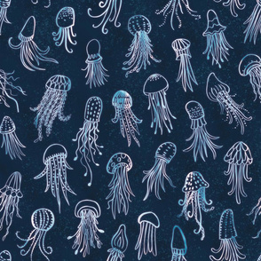 Jellyfish in glow
