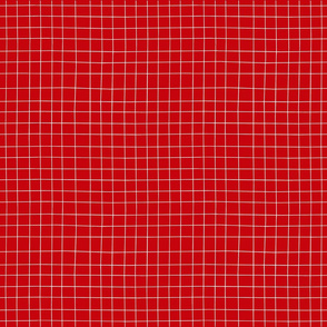 Wonky Graph Paper - Red