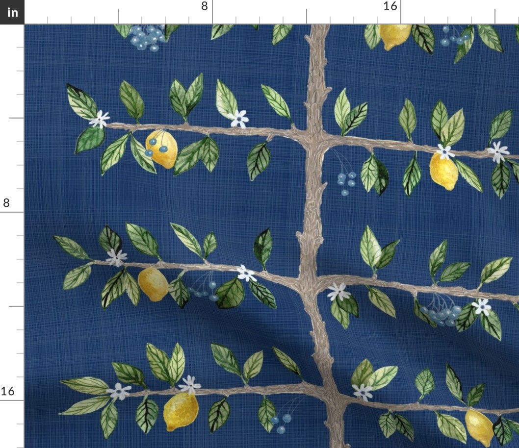 Navy Lemon Espalier Branch