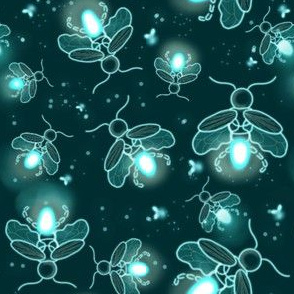 Whimsical fireflies