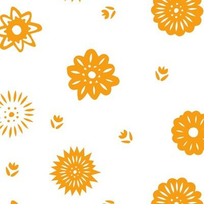 Taco Floral - Orange