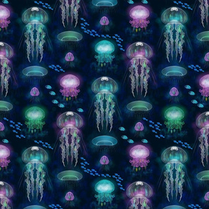 Jellyfish 12inch Deep Ocean