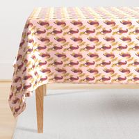 Paisley Tiger - Pink & Gold - small