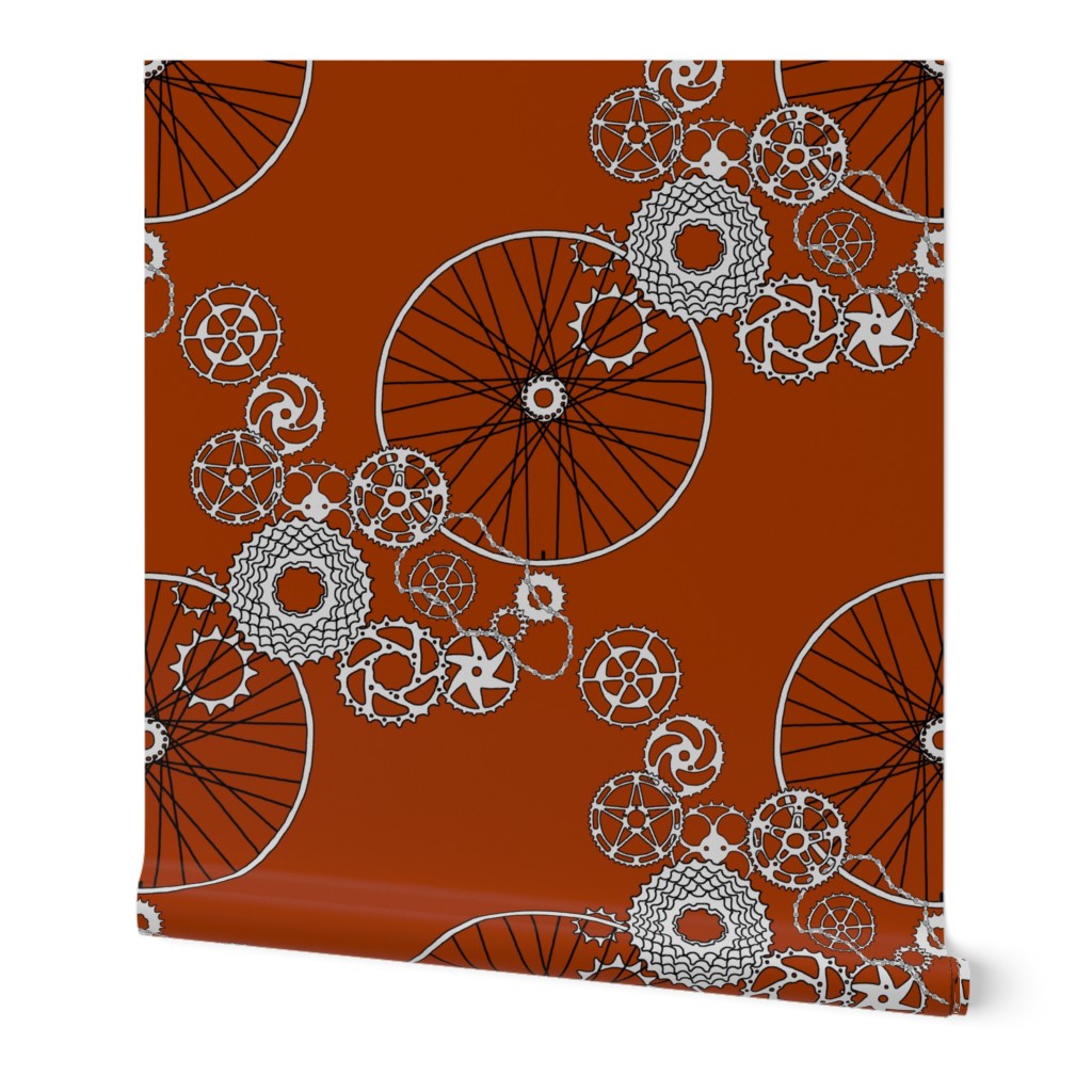 Beautiful Bicycle parts - FQ - chestnut brown