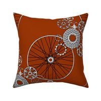 Beautiful Bicycle parts - FQ - chestnut brown