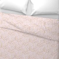 chevron painted - blush   gold