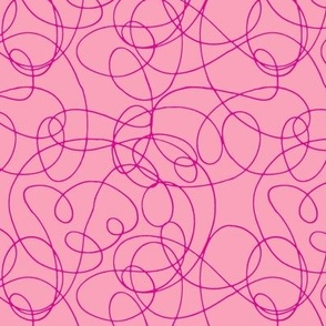 blush & fuchsia scribble reverse