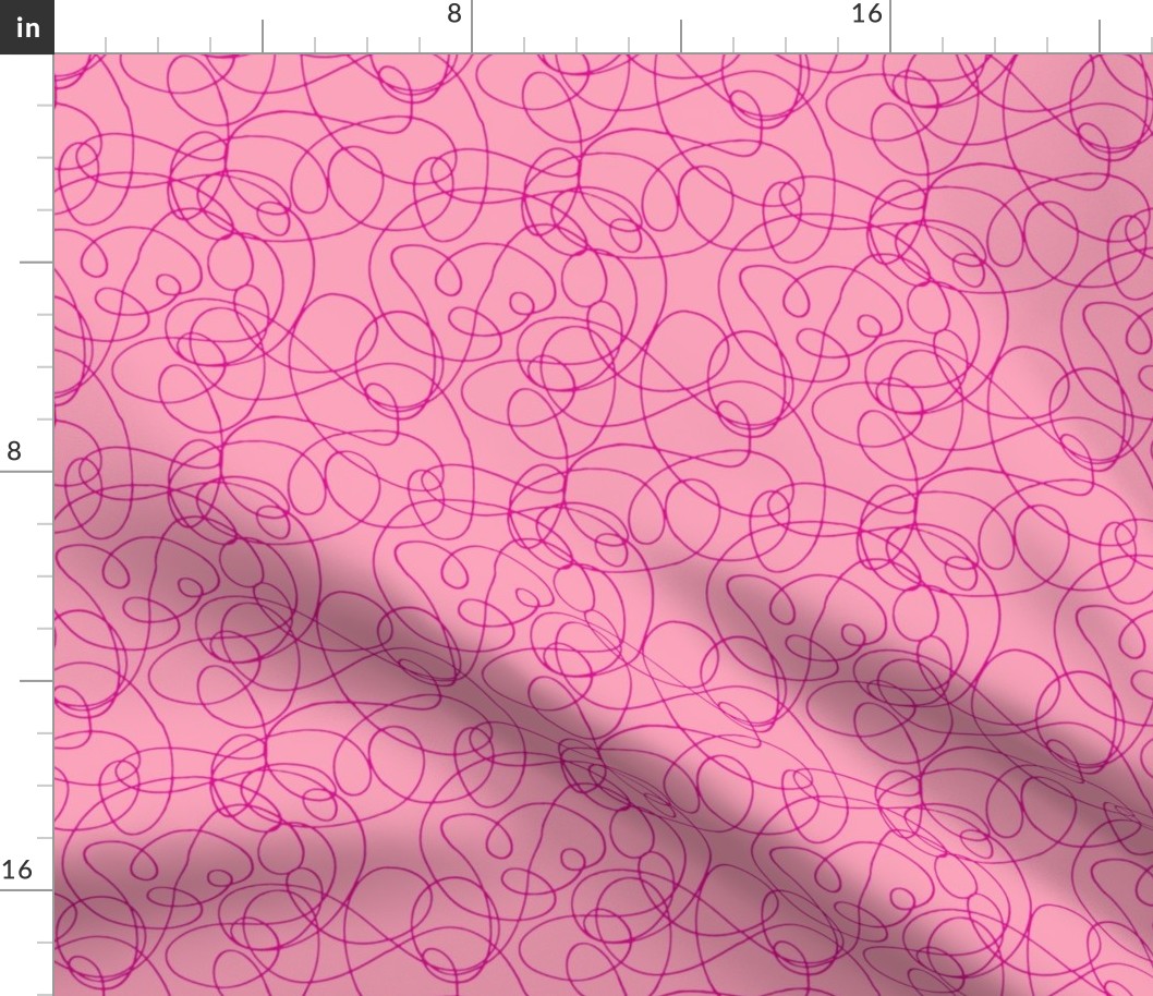 blush & fuchsia scribble reverse