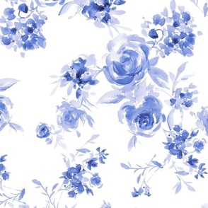 Vine Floral-indigo