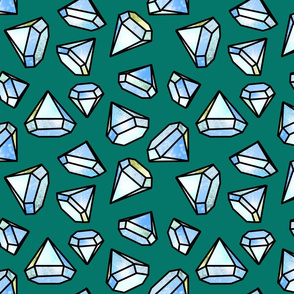 Diamonds on Turquoise