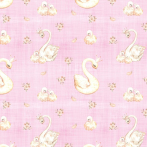 Swan Pink Linen