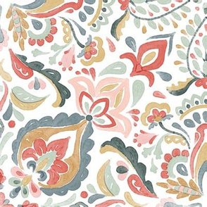 watercolor mandala napkins