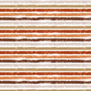 tie dye half inch stripe_beige caramel salmon mud and almond