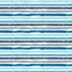 tie dye half inch stripe_sea blue