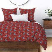 Lyrebird folk red