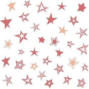 stars bronze brown orchid pink