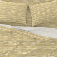 Small scale // Zebra simplified lined horizontal stripes // goldenrod yellow textured