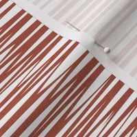 Small scale // Zebra simplified lined horizontal stripes // siena brown textured