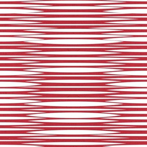 Small scale // Zebra simplified lined horizontal stripes // red textured