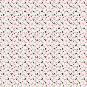 Small Ditzy / Tossed Cupcake Pattern