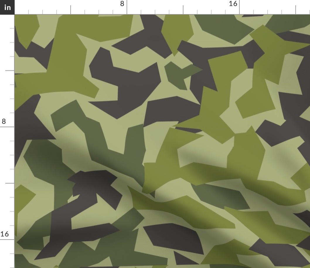 Sweden M90 Swedish Army Camouflage Fabric | Spoonflower