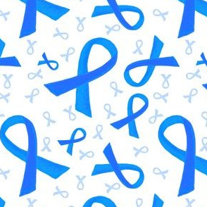 Painted Blue-Ribbon-on white 1