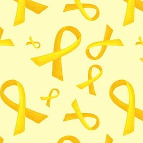 Yellow Ribbon yellow background