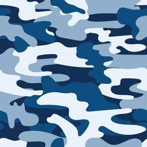 Classic Blue Camoflage