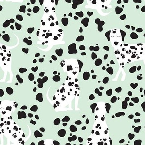 Dalmatian spots- mint