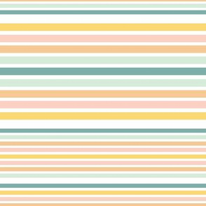 Rainbow Stripe- pastel small