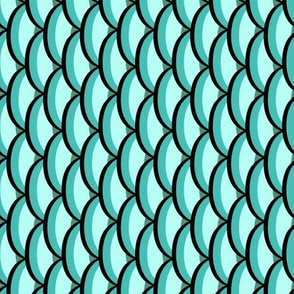 Fish Scales Aquamarine