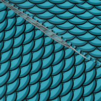 Fish Scales Cyan