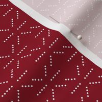 Dot Stitching - Red (small)