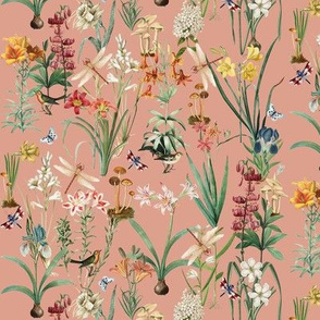 Dragonfly Garden Ochre Pink // small