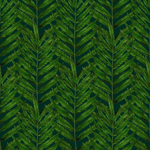 Green Fern Pattern