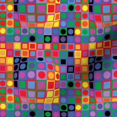 Homage to Vasarely-ColorBlocking-Medium