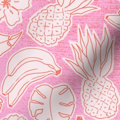 tropical cutouts/pink/medium