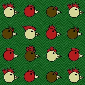 The Usual Chickens | Retro Festive