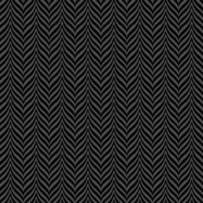 Charcoal Optic Herringbone