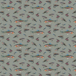 Flying Fish Fabric, Wallpaper and Home Decor