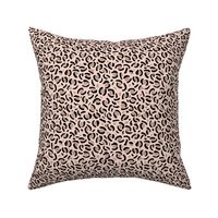 The messy wild leopard new boho animal print panther design jungle nursery beige neutral brown